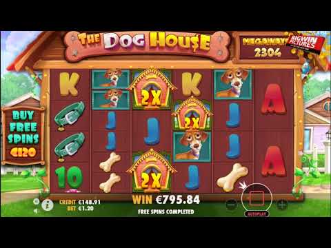 The Dog House Megaways – Raining Wilds MEGA WIN!