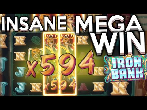 INSANE MEGA WIN Iron Bank over 7000x Relax Gaming Slot