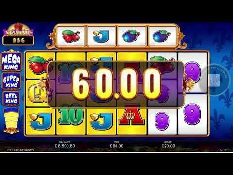 Casino slot – Reel King Megaways – 20€ spins – Mega Win – Super session