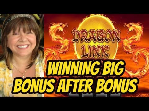 BIG WIN SESSION ON DRAGON LINK SLOT MACHINE-POKIES