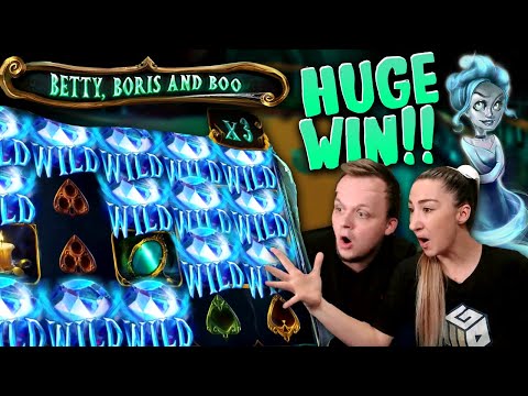 SUPER BIG WIN on Betty, Boris and Boo Slot!