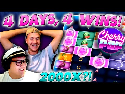 Cherry Pop Highlights with HUGE WIN!!!