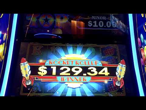 Big Top Slot Machine Rocket Roller BIG WIN Bonus