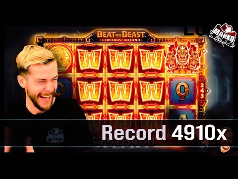 BREAKING RECORDS! ♥ Insane 4910x WIN! ! ♥ Beat the Beast ♥ Big Slot Wins (Feb 2021) ♥