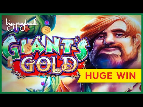 MY BIGGEST WIN EVER on Giant’s Gold Slot – HUGE WIN RETRIGGER!