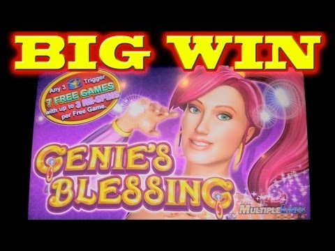 Genie’s Blessing SUPER BIG WIN Las Vegas Slot Machine Winner