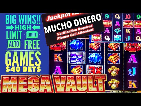 HUGE WIN/ JACKPOT/ $40 BETS/ MEGA VAULT SLOT