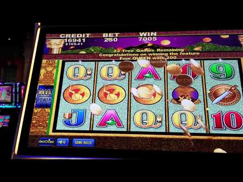 Huge Win Accumalated on Pompeii Original Slot Machine