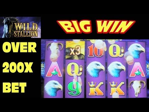 Wild Stallion -BIG WIN- Slot Machine Bonus Round Free Games