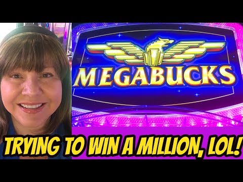 BIG WIN ON MEGABUCKS-TRYING TO WIN A MILLION-LOL