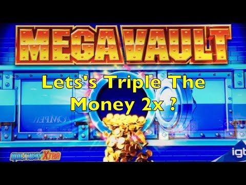 MEGA VAULT Slot Machine – 3x Bonus – 2x Big Win (s) – Let’s Triple the Money two Times ?