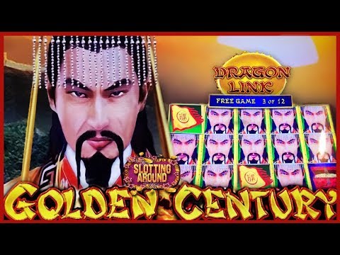 Dragon Link Golden Century Slot Machine Big Win Live Play!