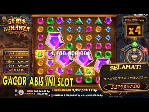 BIG WIN ! PERTAMA KALI COBA MAIN GEMS BONANZA  | SLOT PRAGMATIC PLAY