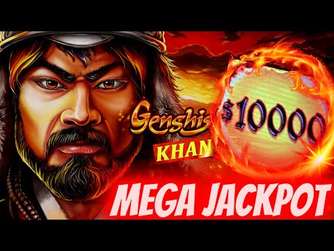 MASSIVE JACKPOT! RECORD DRAGON BALL GENGHIS KHAN SLOT MACHINE LIVE PLAY AT THE COSMOPOLITAN LV