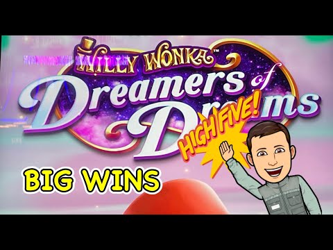 BIG WINS: Wonka Dreamers of Dreams and Crazy Rich Asians slots