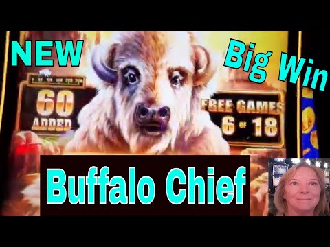 NEW BUFFALO CHIEF🐃💰BIG WINS😍NEW ARISTOCRAT GAMING SLOT