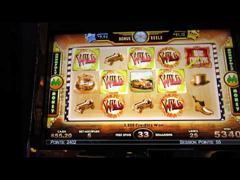 Super Monopoly Money Slot Machine Bonus-Big Win & HUGE Wheel Spin!-WMS