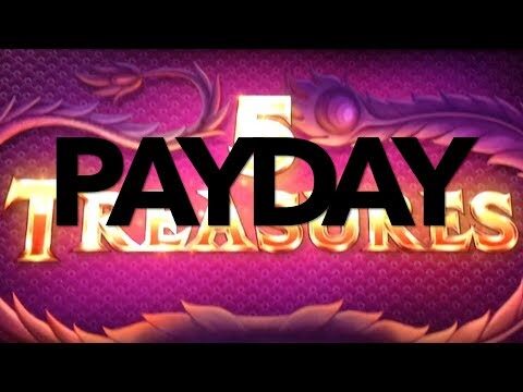 ++ JACKPOT ++ HANDPAY by my personal Attendant  5 TREASURES Slot Machine  Super Big Huge Win