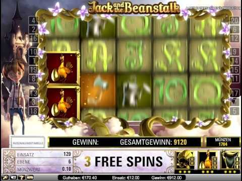 Jack and the Beanstalk Slot Huge Win 12€ Bet