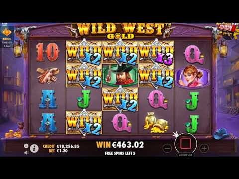 Wild West Gold Slot – Wilds, Wilds, Wilds BIG WIN!