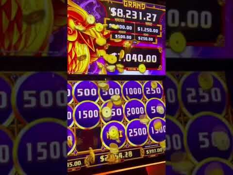 Huge Slot Machine Jackpot Bonus Win!