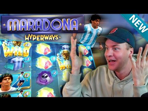 2 BIG WINS on NEW Maradona HyperWays SLOT!