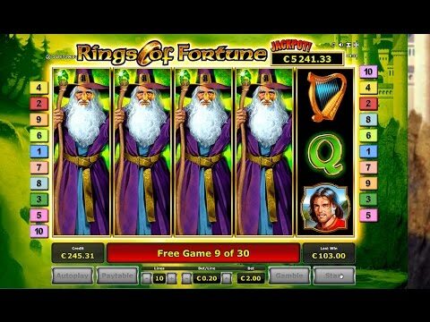 Rings of Fortune Slot – Huge Win – €2 Bet – Novomatic