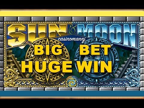 HUGE WIN – BIG BET!!!! – Sun and Moon Slot – Raising the Stakes! – Slot Machine Bonus