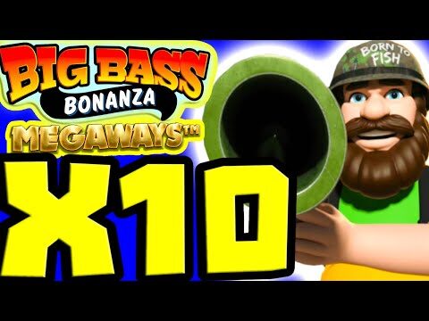 YES WE DID IT 😱 X10 MULTIPLIER 🔥 MAX LEVEL BIG BASS BONANZA MEGAWAYS 🐟 SLOT BONUS HUNT BIG WINS‼️