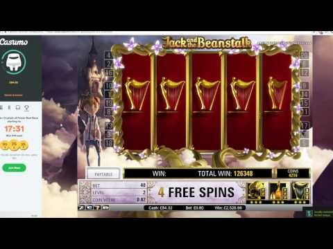 JACK AND THE BEANSTALK SLOT MEGA WIN (6952.5X) 5 HARPS TWICE