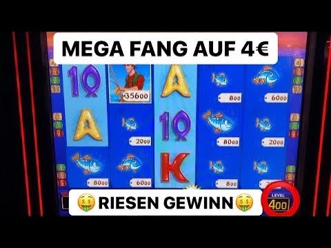 Fishin Frenzy 4€ Freispiele MEGA WIN Merkur Magie Automat Spielhalle Novoline Jackpot Casino Slots