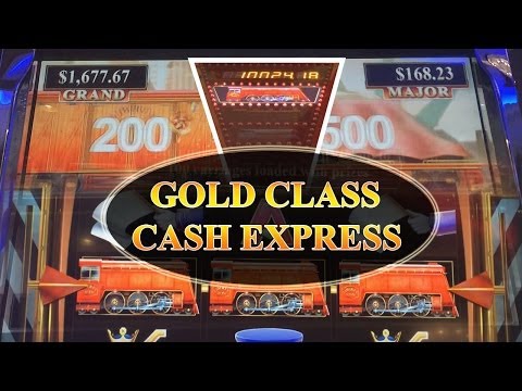 Huge Win! Cash Express Gold Class Aristocrat Slot Machine Bonus