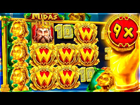 MY BIGGEST WIN ON THE HAND OF MIDAS SLOT!