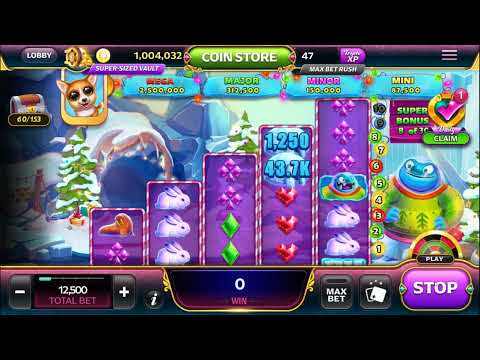 Caesars Slots Free Casino – Abominable Christmas 🎅🏼 – 1 Mega Win/3Mega Wins – 224750 Coins Lost 😡