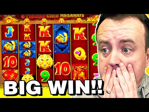 Crazy BIG WIN on 8 Tigers Gold Megaways!