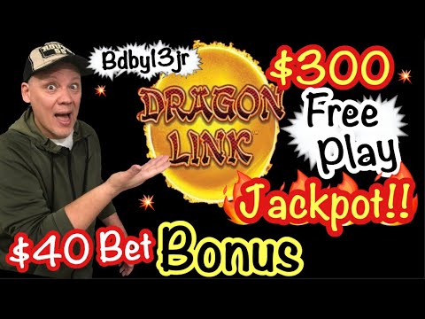 DRAGON LINK 🔥 HANDPAY | Bdby13jr’s BIGGEST Slot Win – CASINO Free Play $40 HIGH LIMIT bet