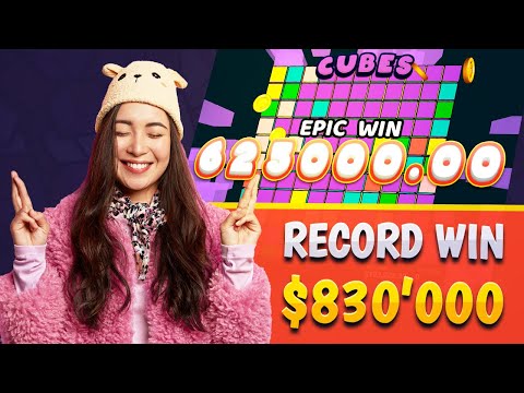 CUBES RECORD WIN $830’000 – ALMOST A MILLION DOLLARS WINNING!