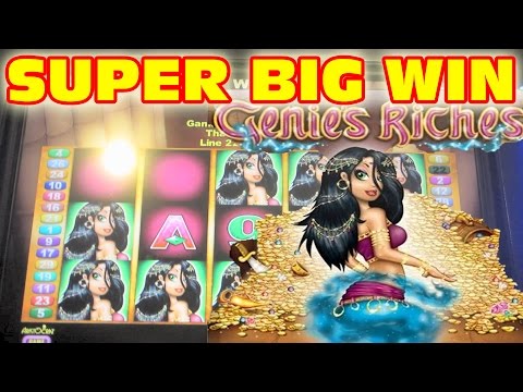 Genie’s Riches – SUPER BIG WIN – Slot Machine Bonus Free Games Win