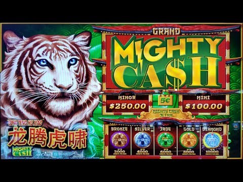 ROAR!!!  SUPER BIG WIN on MIGHTY CASH KITTY SLOT MACHINE POKIE BONUSES