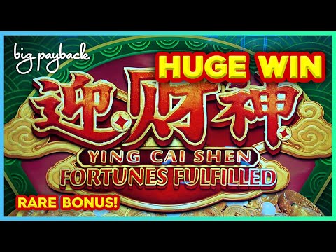 HUGE WIN RETRIGGER! Ying Cai Shen Fortunes Fulfilled Slot – LOVED IT!!