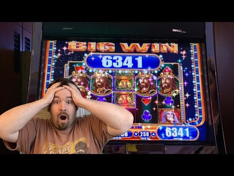 The King and the Sword – 2 cent denom MAX BET BIG WIN Slot Machine Live Play WMS