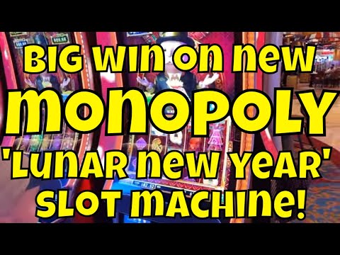 Big Win on Monopoly Lunar New Year Slot Machine!