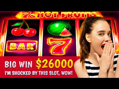 7&Hot Fruits BIG WIN $26000🍒 – I’M SHOCKED BY THIS SLOT, WOW!🔥