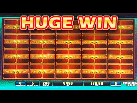 HUGE FULL SCREEN WIN!!! ~ Dragons Legend Slot Machine Bonus Winning Fortune Progressives