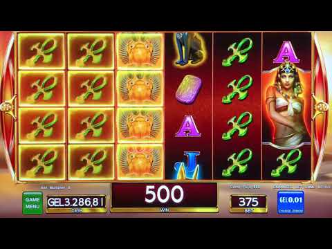 EGYPT is robbed of Gold with 20K mega WIN. Cleopatra upset. Bonus trigger & re-trigger 15 free spins