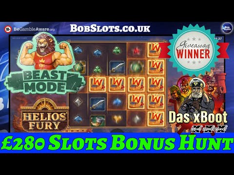 *BIG WIN?* SLOTS BONUS HUNT & APRIL GIVEAWAY WINNERS – HELIOUS FURY, SWORD OF KHANS & MORE