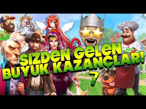 SLOT OYUNLARI SİZDEN GELENLER ⚡  REKOR BİG WİN 7 #slot #slotoyunları #casino