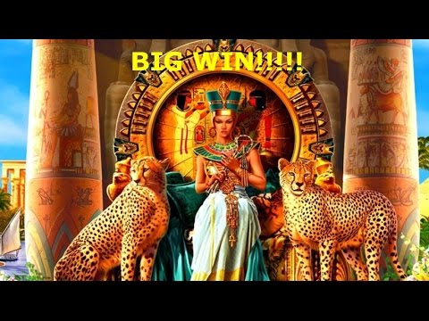 OLDIE HUGE WIN $9 Bet Cleopatra 5 Reel Mechanical Slot machine  Free Spins High Limit