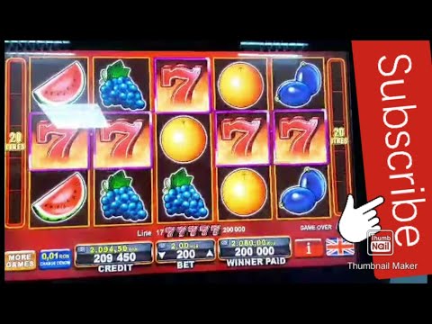 20 SUPER HOT FRUITS HUGE WIN BET 800, 200, 77777 SLOT MACHINE SHINING CROWN- PACANELE EXTRA STARS