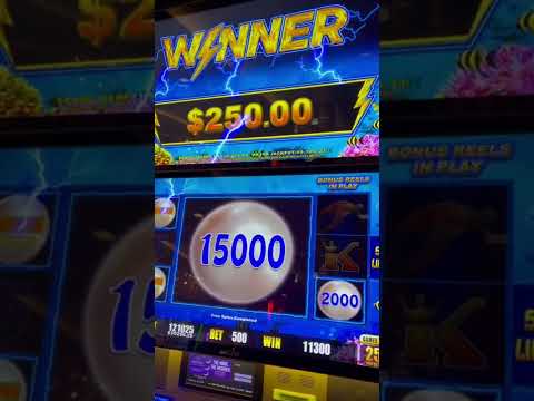 $125 Spin Mega HANDPAY JACKPOT On Lightning Link Slot #shorts